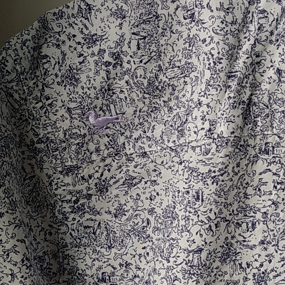 Men's untucked Short sleeve Button down by Modern Amusement in Sz M - Picture 7 of 8